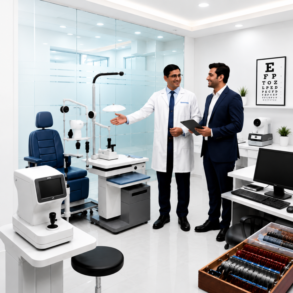 Eye clinic setup