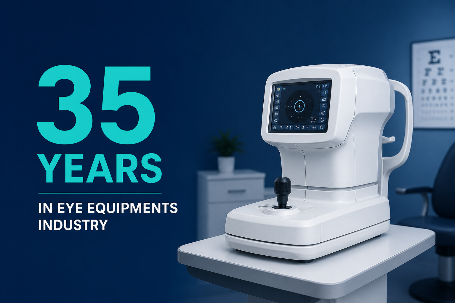 35 years in eye equipments industry
